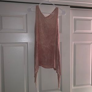 pink boho tank top